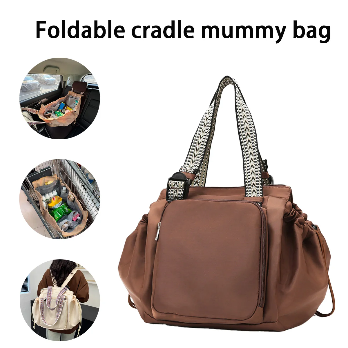 Складная сумка для подгузников большой вместимости с 14 карманами из ткани Оксфорд Прочная многофункциональная сумка для мамы Легкий рюкзак для переноски
Складная сумка для подгузников большой вместимости с 14 карманами из ткани Оксфорд Прочная многофункциональная сумка для мамы Легкий рюкзак для переноски