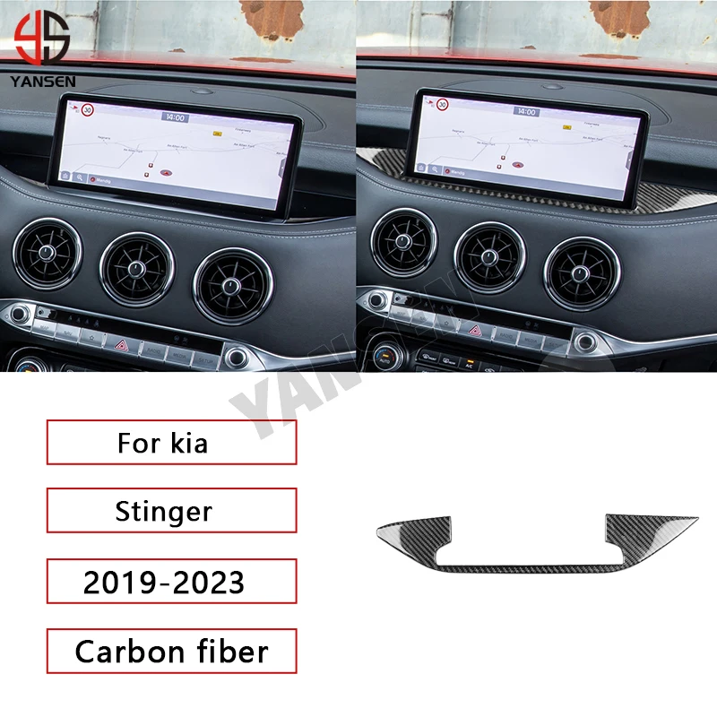 Car Central Navigation Screen Trim Carbon Fiber Sticker For Kia Stinger 2019 2020 2021 2022 2023 Accessories
Car Central Navigation Screen Trim Carbon Fiber Sticker For Kia Stinger 2019 2020 2021 2022 2023 Accessories