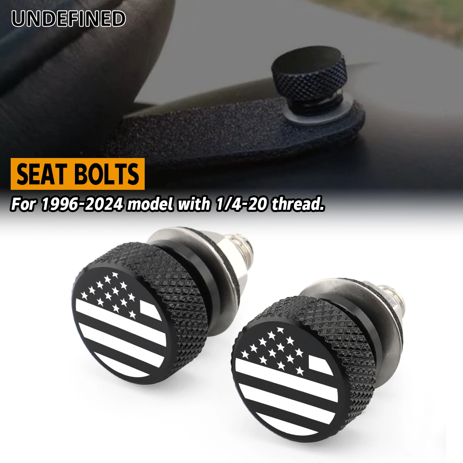 Motorcycle Seat Bolt Screw With 1/4-20 Thread For Harley Touring Road King Sportster Softail Street Bob Dyna Low Rider 1996-2024
Motorcycle Seat Bolt Screw With 1/4-20 Thread For Harley Touring Road King Sportster Softail Street Bob Dyna Low Rider 1996-2024