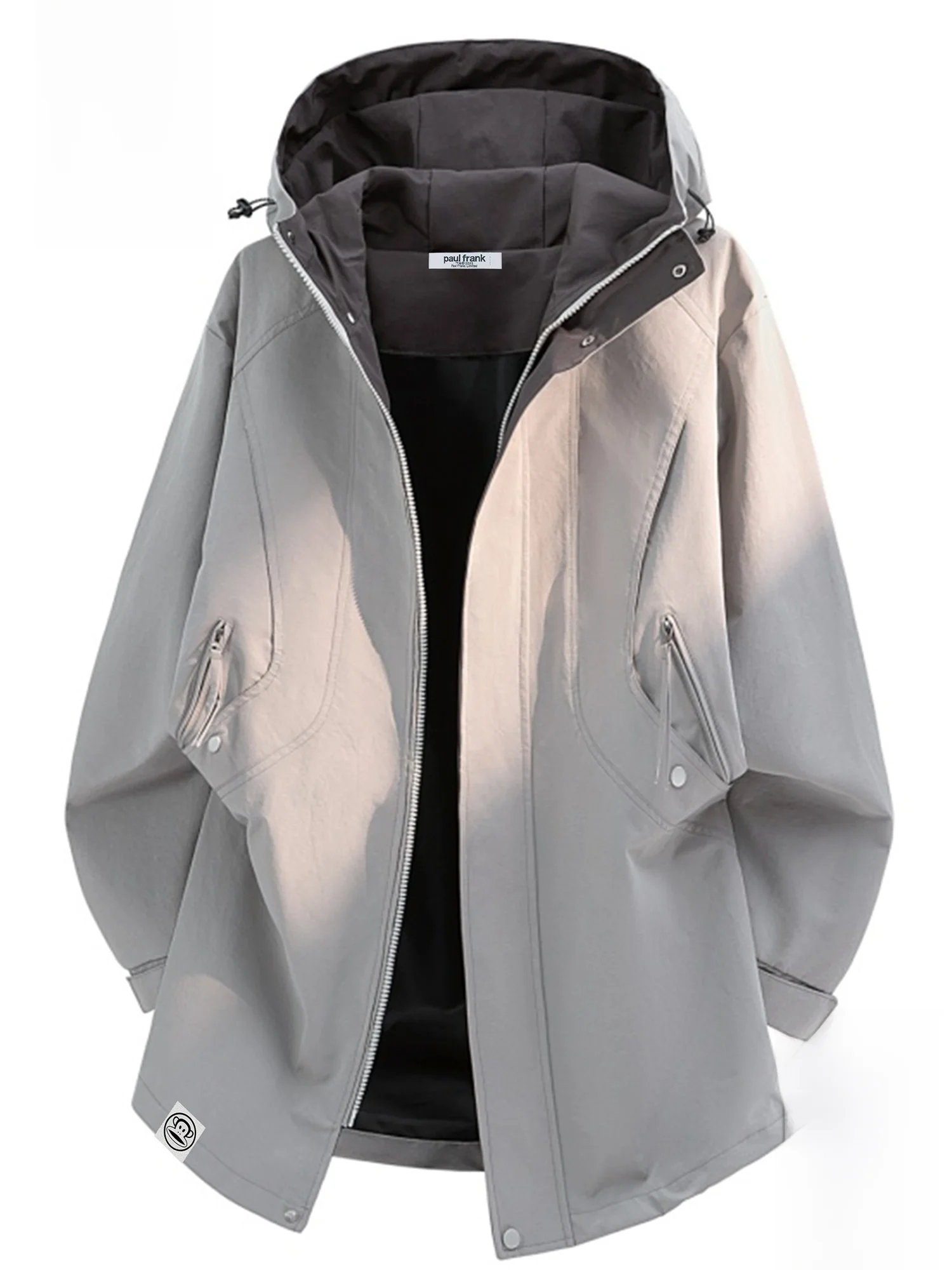 Loose Fit Hooded Jaet Monkey Contrast Color Men's Spring Casual Long Coat Polyester Fiber Youth Faion
Loose Fit Hooded Jaet Monkey Contrast Color Men's Spring Casual Long Coat Polyester Fiber Youth Faion