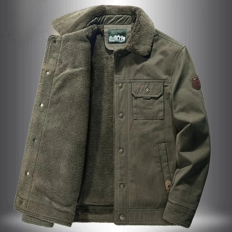 Мужская зимняя куртка-пилот Fce на подкладке, свободная хлопковая рабочая одежда, бархатное пальто из ягненка, молодежное повседневное длинное свечение
Мужская зимняя куртка-пилот Fce на подкладке, свободная хлопковая рабочая одежда, бархатное пальто из ягненка, молодежное повседневное длинное свечение