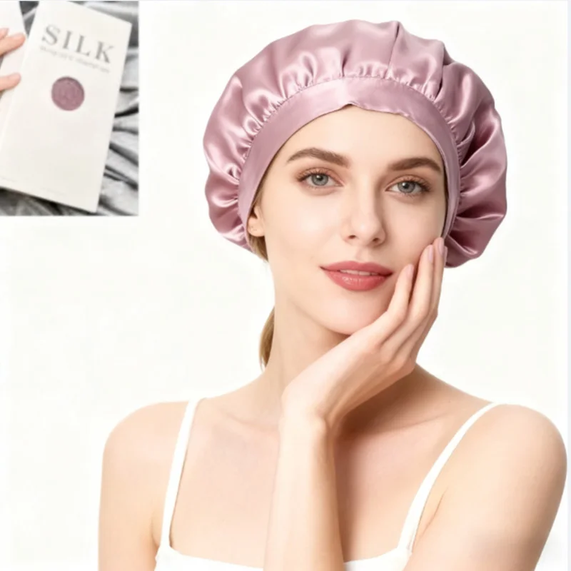 Женская ночная шапочка из натурального шелка, атласные шапочки для сна, эластичный чепчик для ухода за волосами, 100% шелковый шапка женск
Женская ночная шапочка из натурального шелка, атласные шапочки для сна, эластичный чепчик для ухода за волосами, 100% шелковый шапка женск