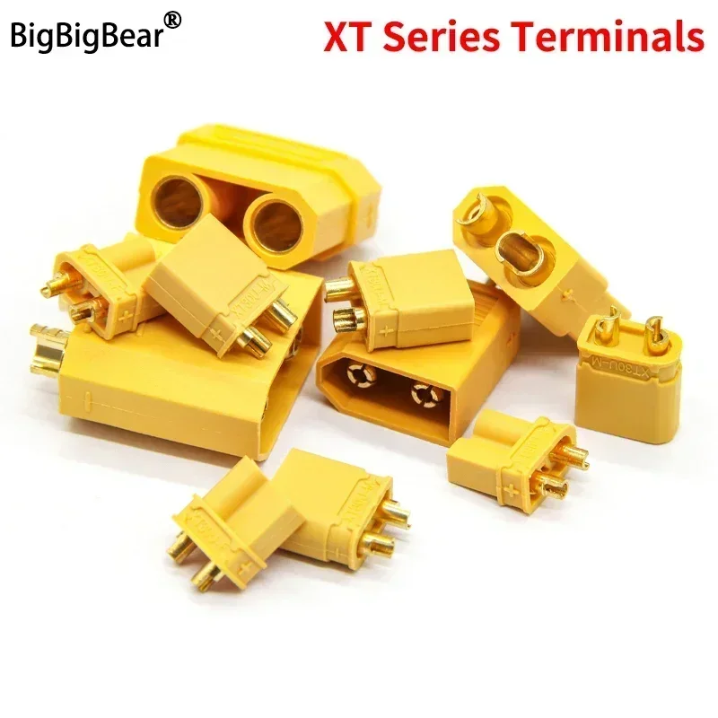 XT Series XT30U XT60 XT90 Connector Plug Bullet Welding Terminal Suit for RC Lithium Polymer Battery Model Aircraft Accessories
XT Series XT30U XT60 XT90 Connector Plug Bullet Welding Terminal Suit for RC Lithium Polymer Battery Model Aircraft Accessories