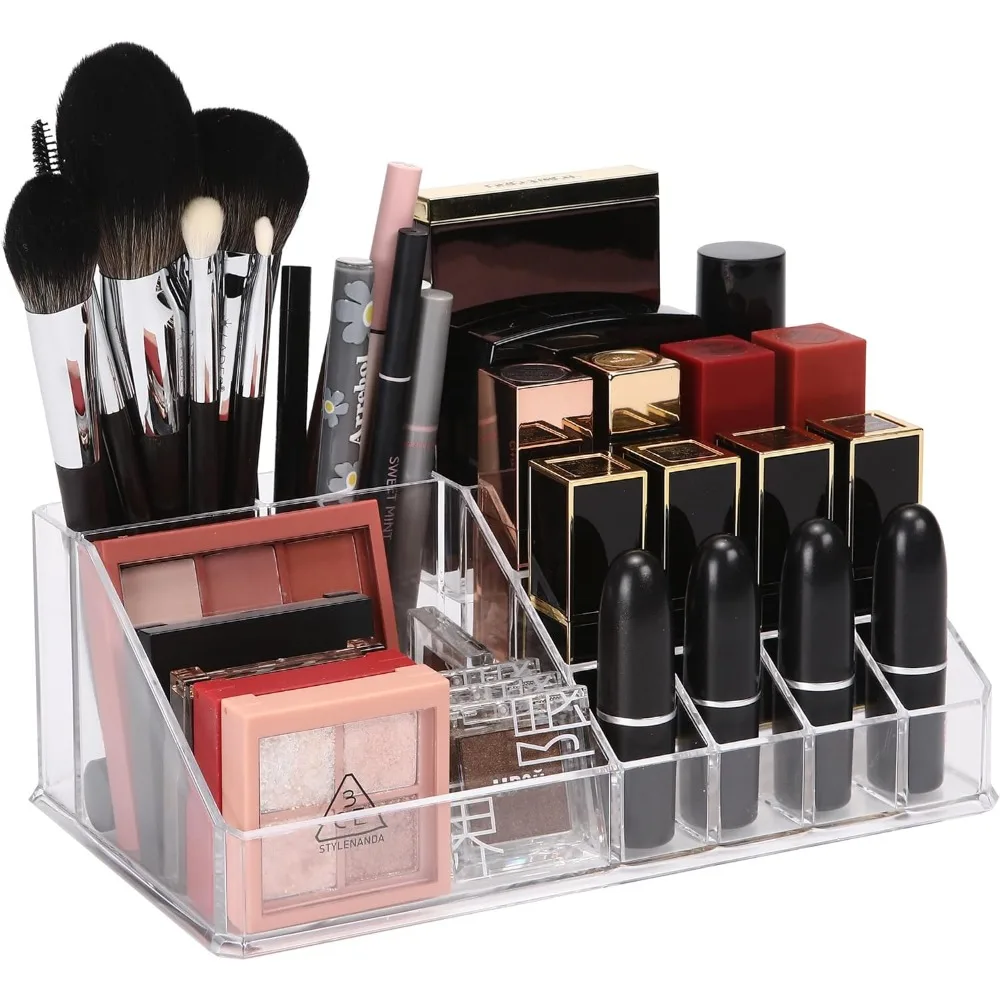 16 Slot Clear Acrylic Makeup Organizer for Lipstick Gloss Liner Pencil Polish Brush
16 Slot Clear Acrylic Makeup Organizer for Lipstick Gloss Liner Pencil Polish Brush