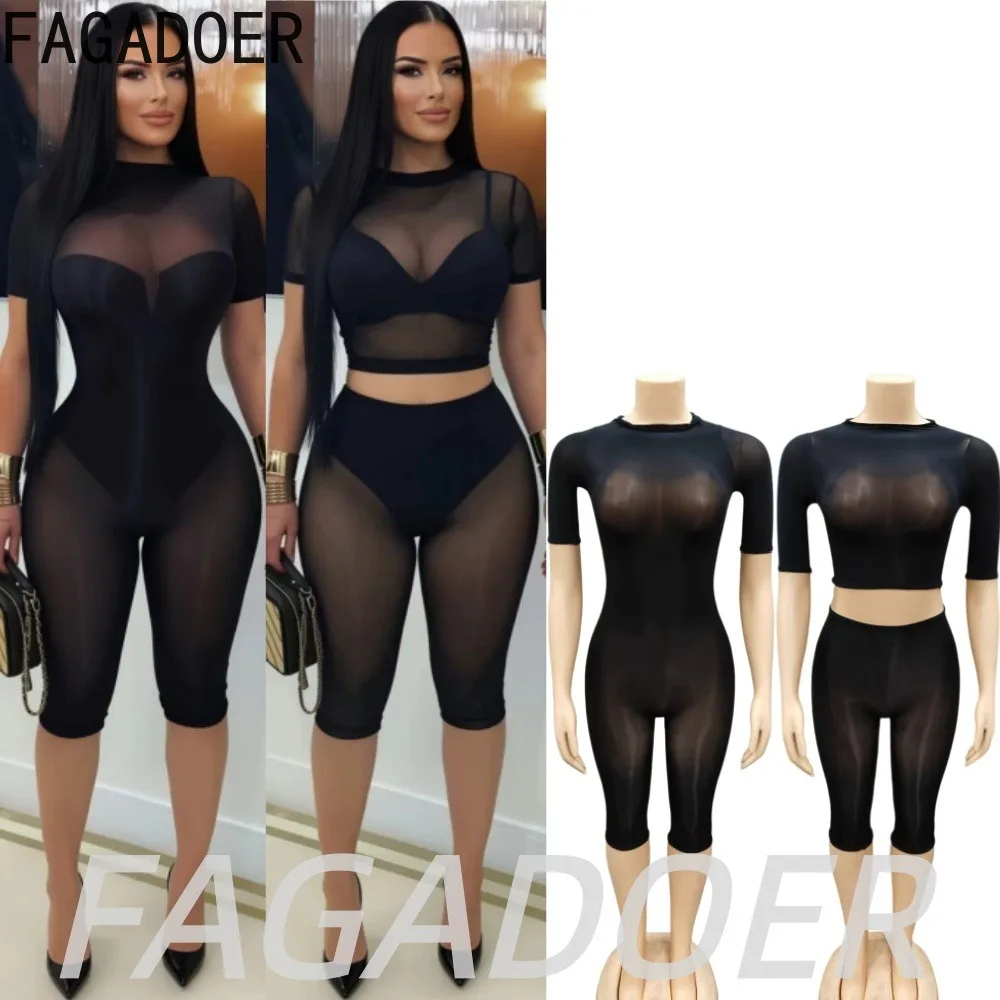 FAGADOER Hot Girl Sexy See Through Bodycon Rompers Summer Night Party Club Stretchy Jumpsuits Streetwear Solid Color Playsuits
FAGADOER Hot Girl Sexy See Through Bodycon Rompers Summer Night Party Club Stretchy Jumpsuits Streetwear Solid Color Playsuits