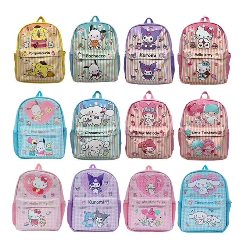 Рюкзак на плечо из ПУ кожи с рисунком аниме Sanrio, милый школьный портфель с рисунком коричного цвета Hello Kitty Melody Kuromi, подарок на день рождения и Рождество
Рюкзак на плечо из ПУ кожи с рисунком аниме Sanrio, милый школьный портфель с рисунком коричного цвета Hello Kitty Melody Kuromi, подарок на день рождения и Рождество