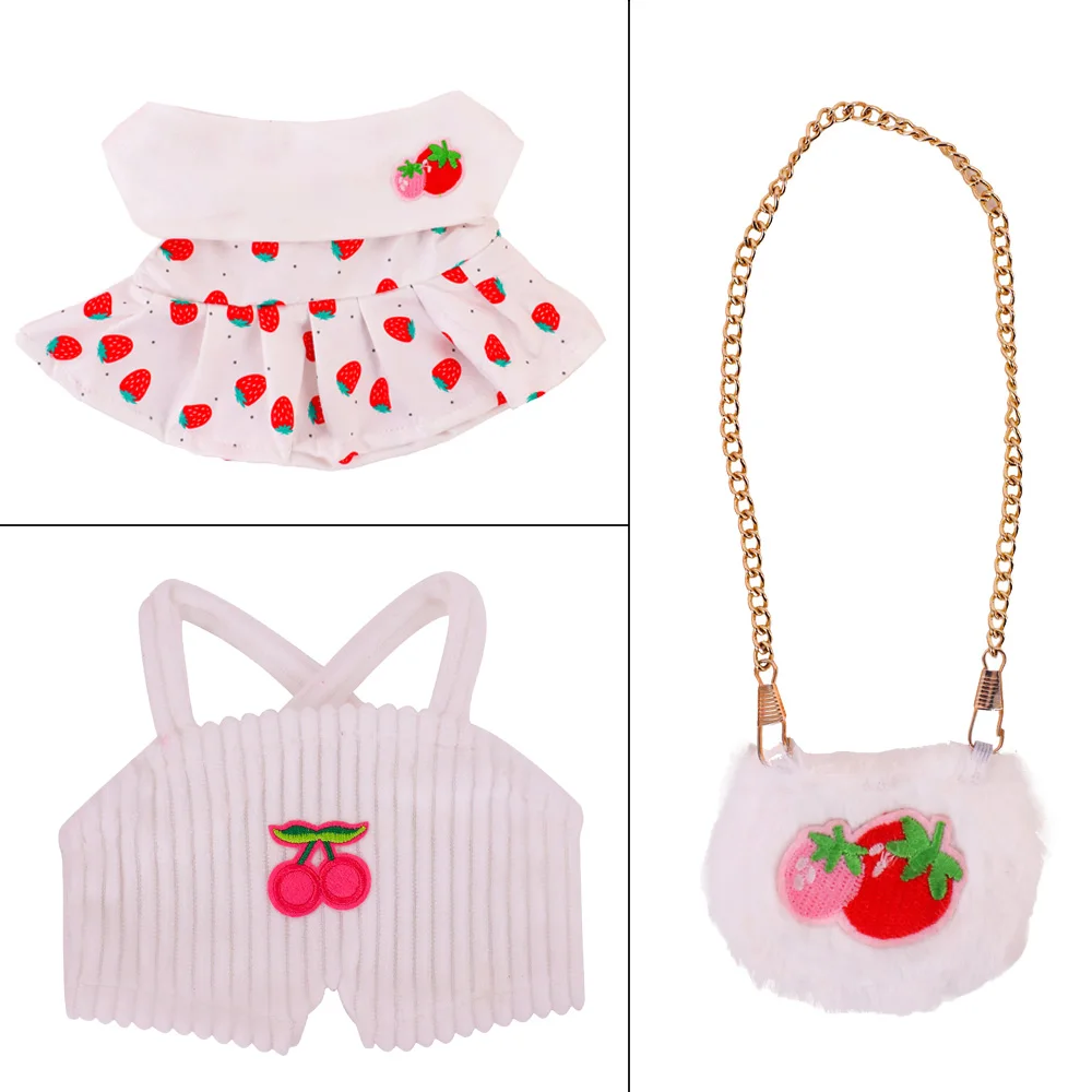 2Pcs Duck LaLafanfan Doll Clothes+1Pcs Bags(free gift)30cm Cafe Plush Duck Soft Toy Stuffed Ducks Doll Accessories Girl`s Toy
2Pcs Duck LaLafanfan Doll Clothes+1Pcs Bags(free gift)30cm Cafe Plush Duck Soft Toy Stuffed Ducks Doll Accessories Girl`s Toy