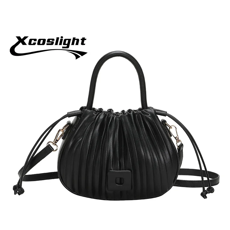 2023 мягкая сумка-мессенджер через плечо в виде полумесяца, летняя сумка, роскошные модные сумки с рюшами и ведром
2023 мягкая сумка-мессенджер через плечо в виде полумесяца, летняя сумка, роскошные модные сумки с рюшами и ведром