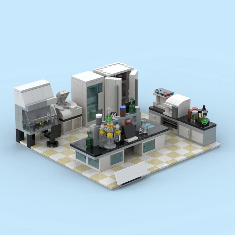 moc laboratory small scene model creative building block game movie scene assembly model brick toy gift for architecture fans
moc laboratory small scene model creative building block game movie scene assembly model brick toy gift for architecture fans