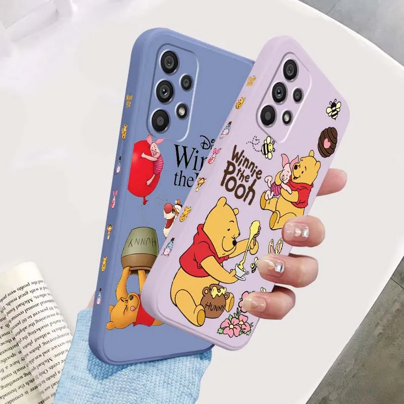 Winnie the Pooh Cute Phone Case For Samsung A71 A72 A73 A51 A52 A53 A54 A55 A21s A35 A34 A32 A03 5G Liquid Left Rope
Winnie the Pooh Cute Phone Case For Samsung A71 A72 A73 A51 A52 A53 A54 A55 A21s A35 A34 A32 A03 5G Liquid Left Rope