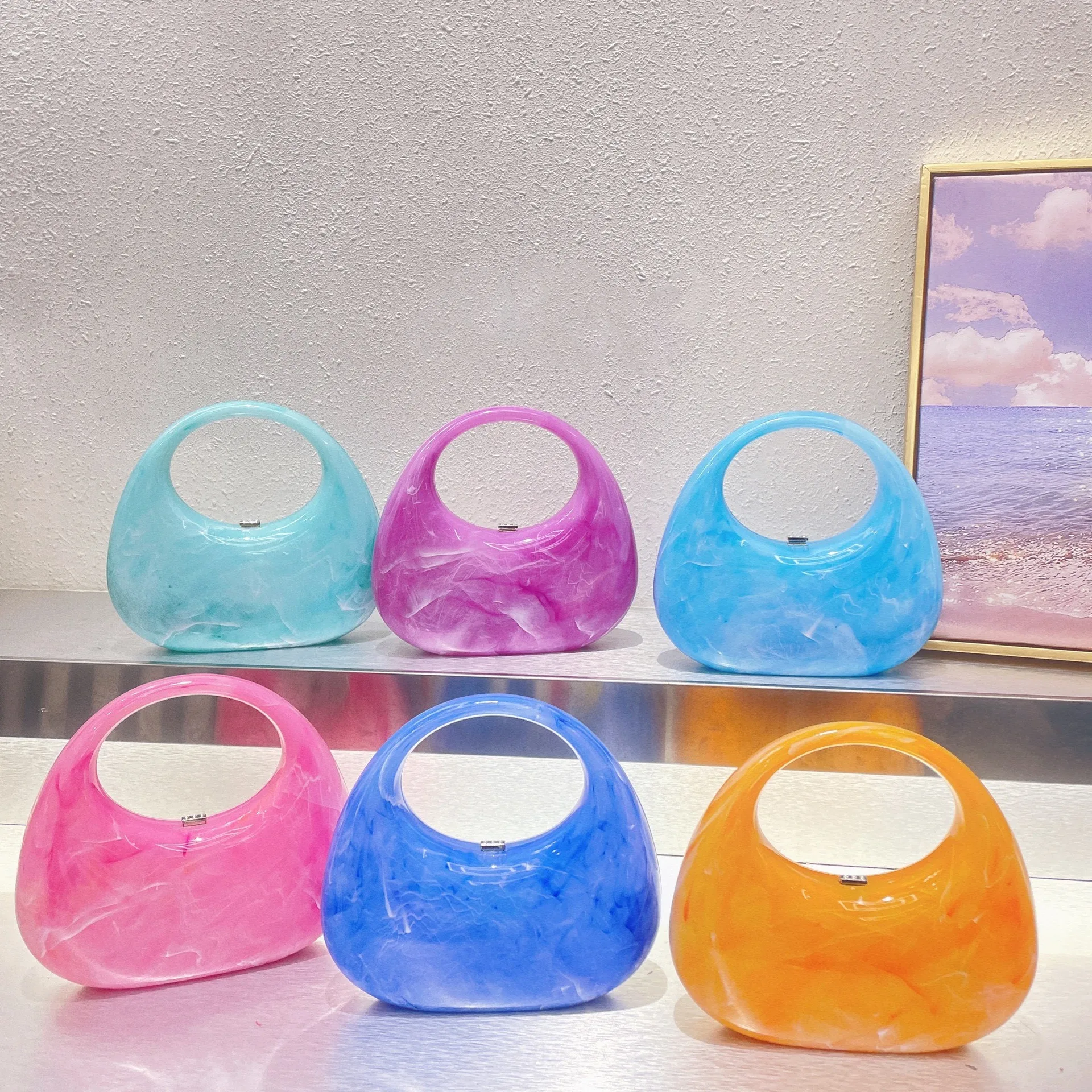 Fashion Brand Design Acrylic Evening Bag Totes Party Clutch Purse Lady Wallet Stylish Shoulder Crossbody Chain Chic Handbag
Fashion Brand Design Acrylic Evening Bag Totes Party Clutch Purse Lady Wallet Stylish Shoulder Crossbody Chain Chic Handbag