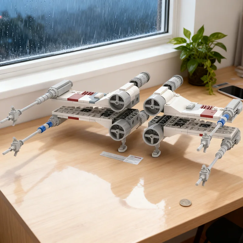 405pcs MOC Wings Space Fighter Battle Galaxy SciFi Model Building Blocks Construction Kit Assembly Collector Display Toy Gift
405pcs MOC Wings Space Fighter Battle Galaxy SciFi Model Building Blocks Construction Kit Assembly Collector Display Toy Gift