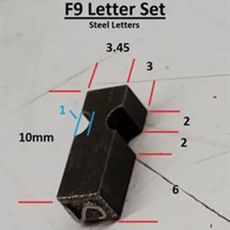 Freeshipping Customized 3*3.4*10 and 2*3*12.75mm Steel Letters Coding Lachine Letters 0-9 A-Z LOT EXP / Total 492PCS
Freeshipping Customized 3*3.4*10 and 2*3*12.75mm Steel Letters Coding Lachine Letters 0-9 A-Z LOT EXP / Total 492PCS