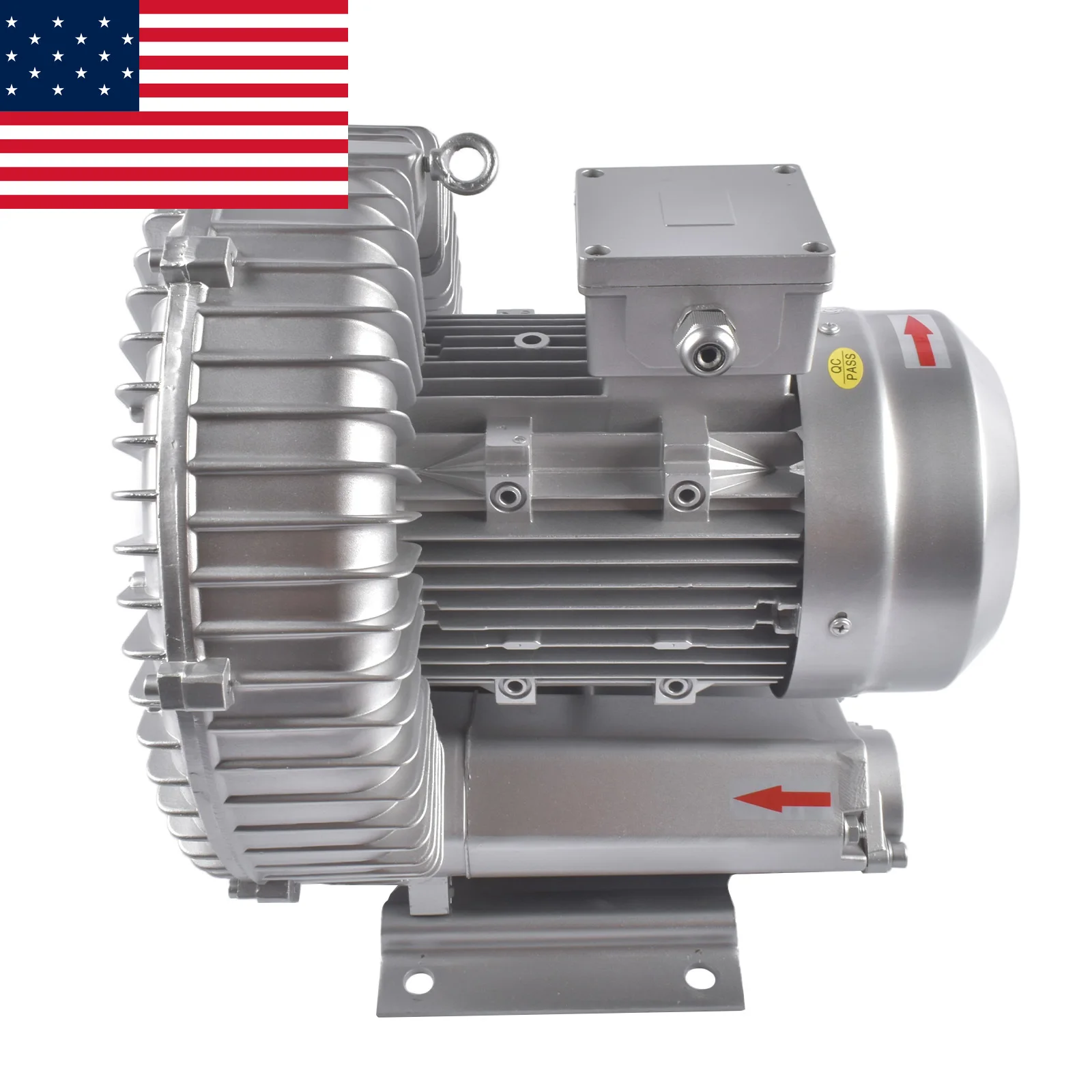 AP03 Industrial Vacuum Regenerative Blower 4.6kW 480V Air Fan for Powder Conveying
AP03 Industrial Vacuum Regenerative Blower 4.6kW 480V Air Fan for Powder Conveying