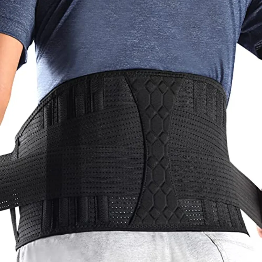 Lumbar Support Belt Lower Back Brace for Lifting, Herniated Disc, Sciatica, Pain Relief, Breathable Lumbar Brace for Men and Wo
Lumbar Support Belt Lower Back Brace for Lifting, Herniated Disc, Sciatica, Pain Relief, Breathable Lumbar Brace for Men and Wo