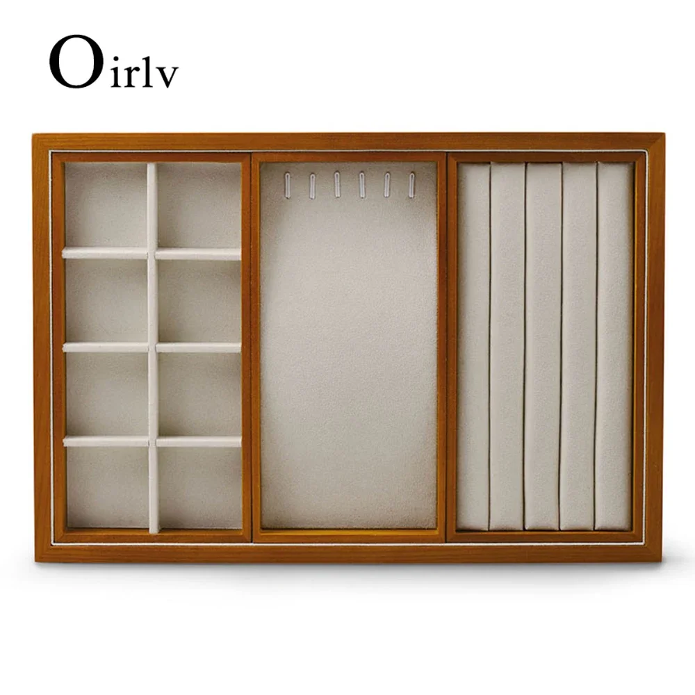 Oirlv Wooden Jewelry Organizer Stand Ring Earrings Necklace Pendant Storage Tray Jewelry Display Holder Diamond Storage Tray Box
Oirlv Wooden Jewelry Organizer Stand Ring Earrings Necklace Pendant Storage Tray Jewelry Display Holder Diamond Storage Tray Box