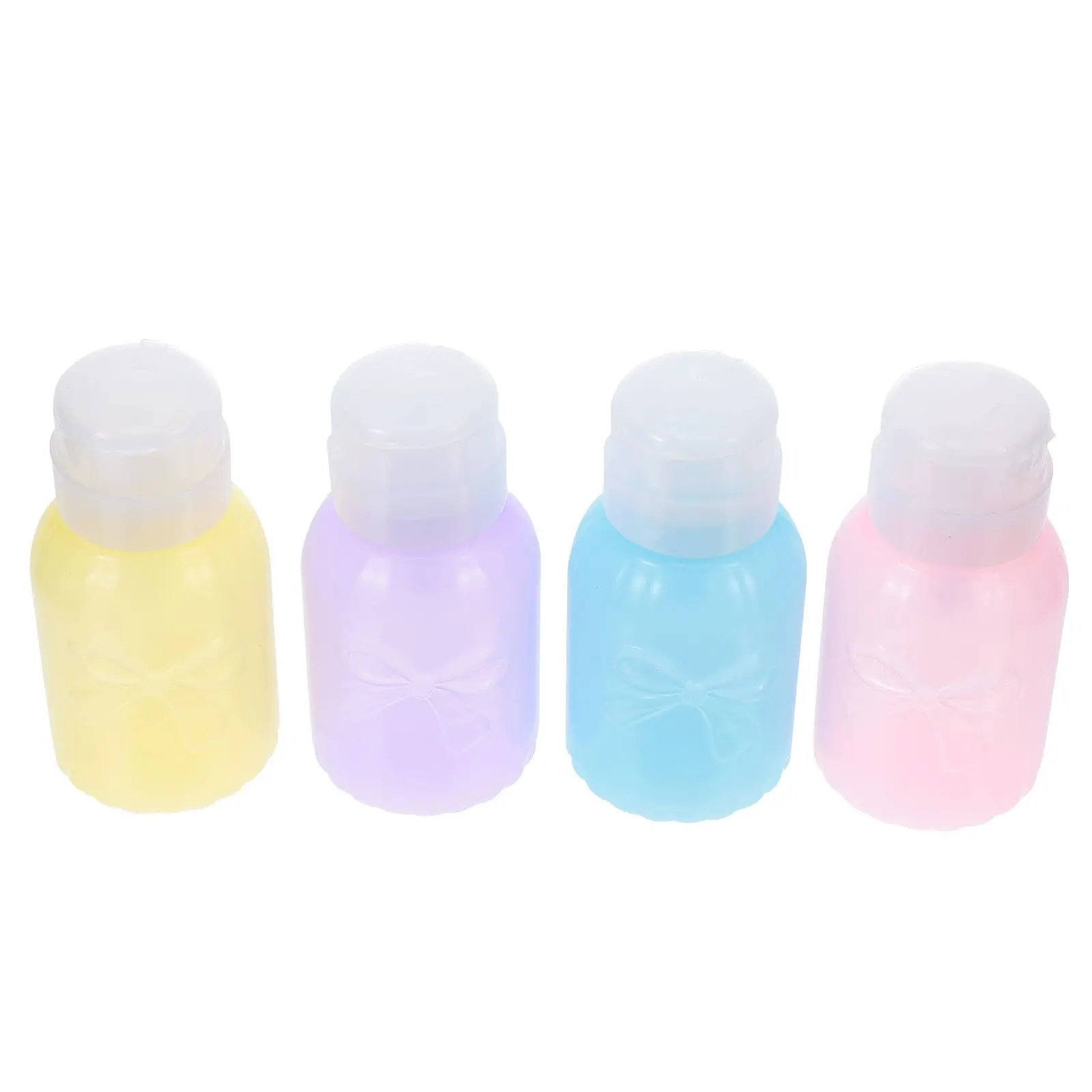 4Pcs Butterfly Bow Press Bottles Wide Mouth Durable Reusable LeakProof Plastic Travel Storage For Nail Remover Multipurpose Safe
4Pcs Butterfly Bow Press Bottles Wide Mouth Durable Reusable LeakProof Plastic Travel Storage For Nail Remover Multipurpose Safe