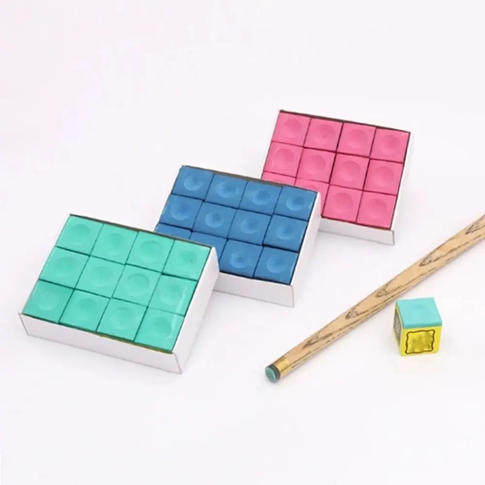 1Pc Pool Cue Tip Cue Chalk No-slip Calcium Carbonate Billiard Chalks Blue/Green Indoor Sport Snooker Accessory Billiard Cue
1Pc Pool Cue Tip Cue Chalk No-slip Calcium Carbonate Billiard Chalks Blue/Green Indoor Sport Snooker Accessory Billiard Cue