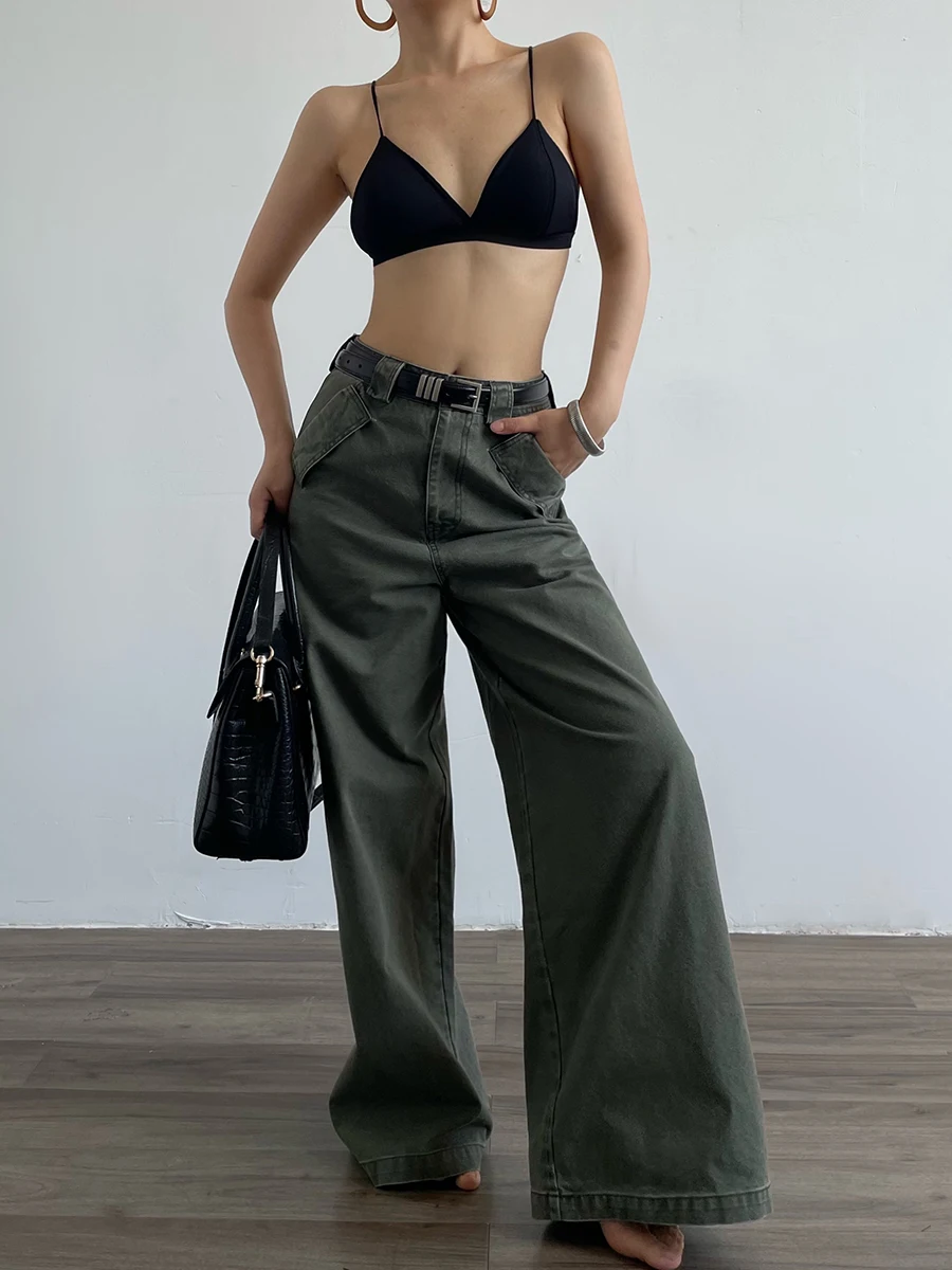 AcupStudio Jiangyou Upper Loose Straight Leg Workwear Pants Casual Versatile Trousers for Women Ci Walk Autumn Season
AcupStudio Jiangyou Upper Loose Straight Leg Workwear Pants Casual Versatile Trousers for Women Ci Walk Autumn Season