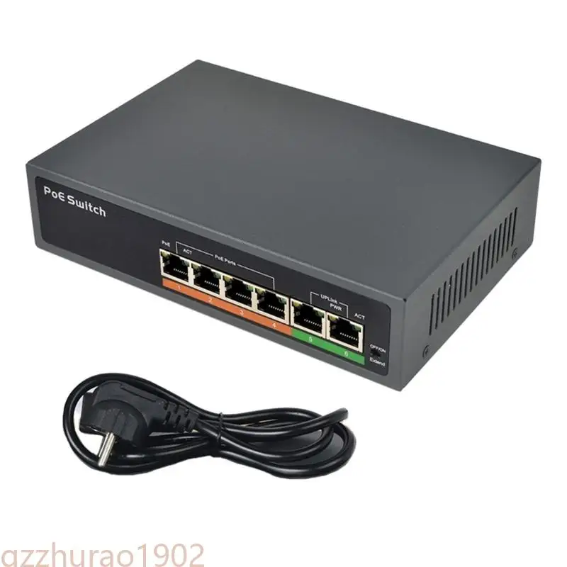 97QB POE Переключатели 6 порта Gigabit Swich Poe 4 Port 1000 Мбит / с Ethernet Switches Сеть
97QB POE Переключатели 6 порта Gigabit Swich Poe 4 Port 1000 Мбит / с Ethernet Switches Сеть