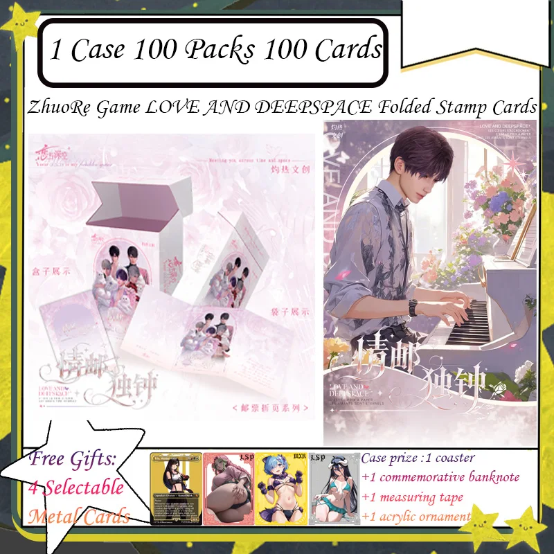 ZhuoRe Gmae Love And DeepSpace Folded Stamp Cards - Manfu QiYu QinChe Booster Box Rare Doujin Card Toy Gift
ZhuoRe Gmae Love And DeepSpace Folded Stamp Cards - Manfu QiYu QinChe Booster Box Rare Doujin Card Toy Gift
