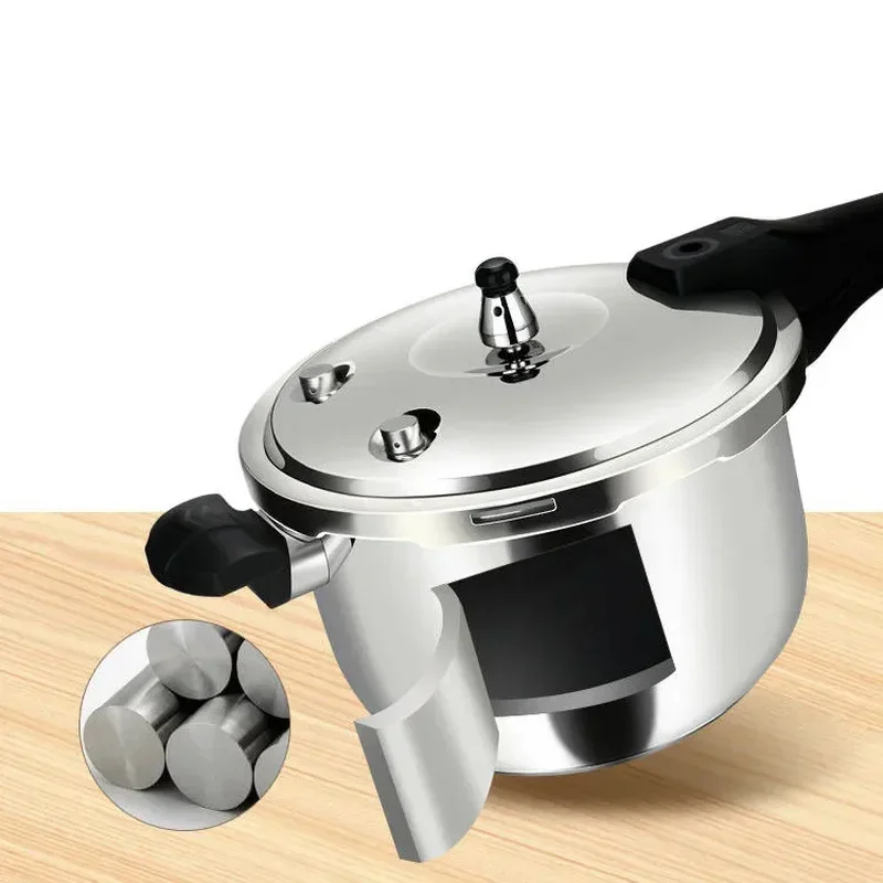 16-30cm Pressure Cooker Cooking Stainless steel Cooking Pan stew pot Induction cooker Pressure Cooking stove-top
16-30cm Pressure Cooker Cooking Stainless steel Cooking Pan stew pot Induction cooker Pressure Cooking stove-top
