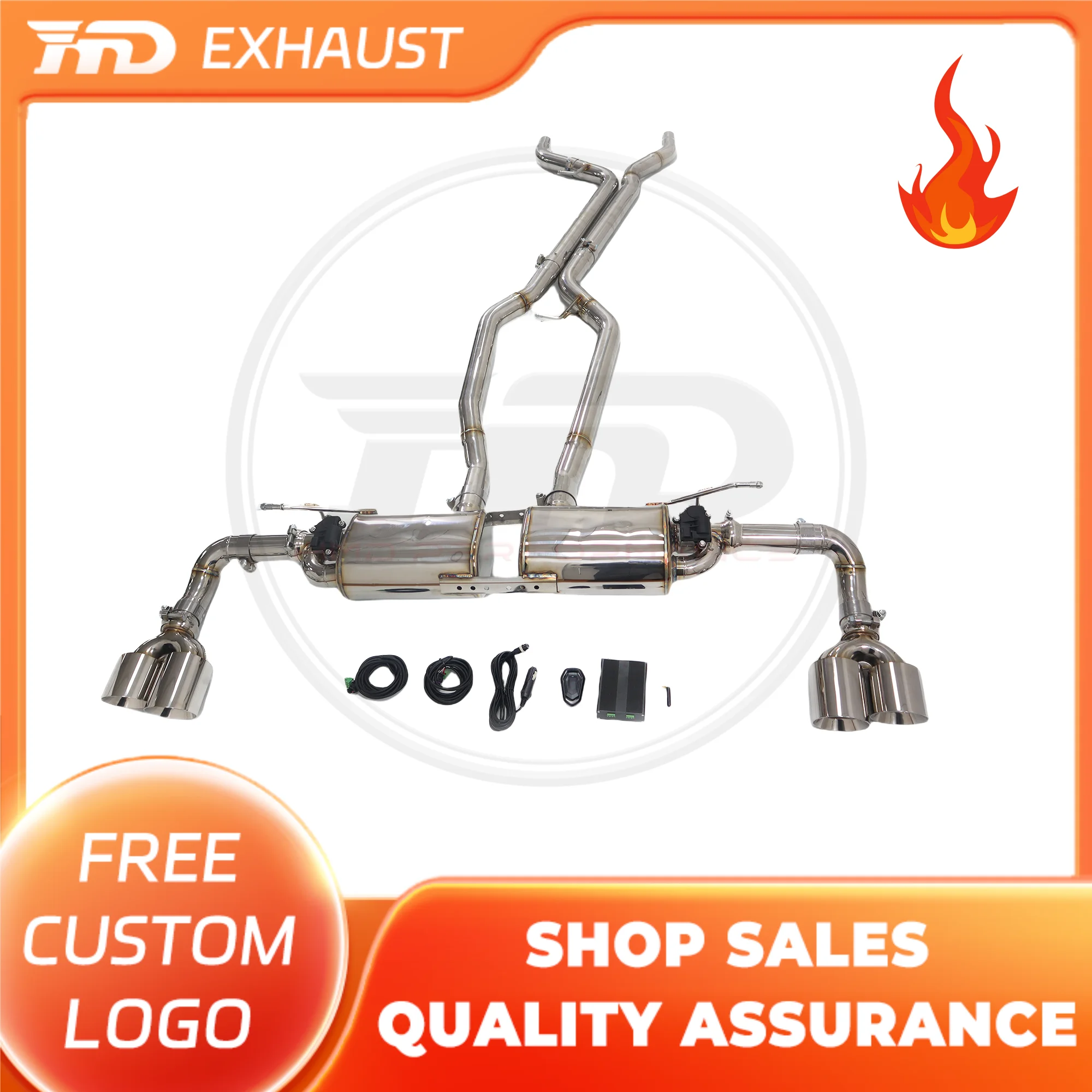 HMD Hot sale Exhaust System Stainless Steel Performance Catback exhaust for Porsche Cayenne GTS 958 4.8L Muffler With Valve
HMD Hot sale Exhaust System Stainless Steel Performance Catback exhaust for Porsche Cayenne GTS 958 4.8L Muffler With Valve