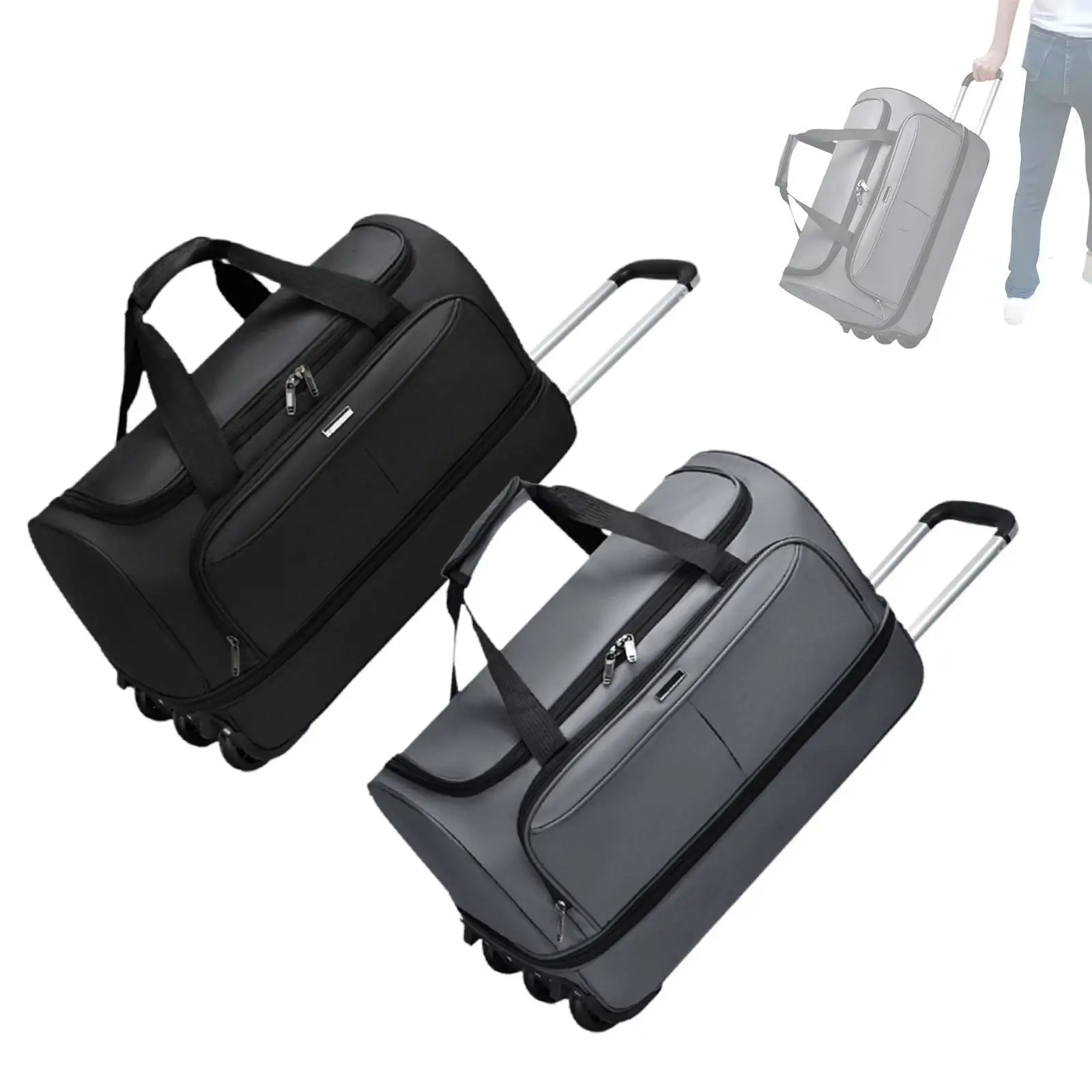 Duffel Bag with Wheels Carrier Rolling Travel Bag for Outdoor Picnic Beach
Duffel Bag with Wheels Carrier Rolling Travel Bag for Outdoor Picnic Beach