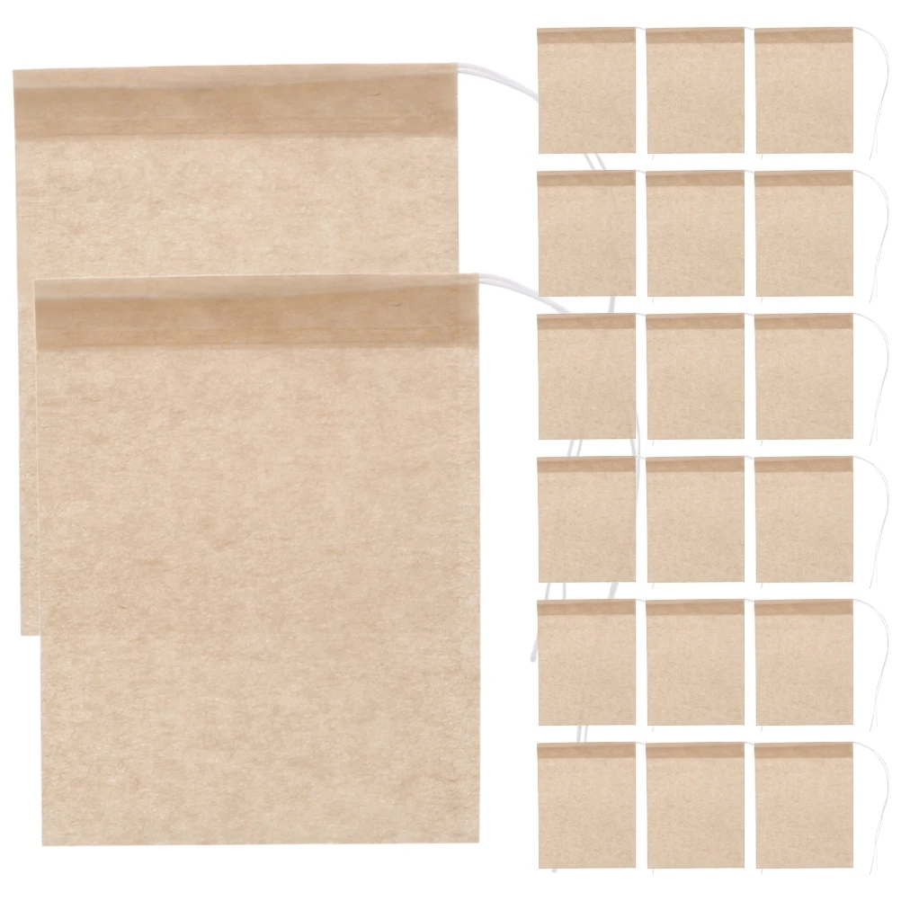 100pcs Tea Filter Bags Empty Sachets for Loose Tea Coffee Herb Spices Kitchen Spice Bags Cooking Seasoning Unbleached Nut Milk
100pcs Tea Filter Bags Empty Sachets for Loose Tea Coffee Herb Spices Kitchen Spice Bags Cooking Seasoning Unbleached Nut Milk