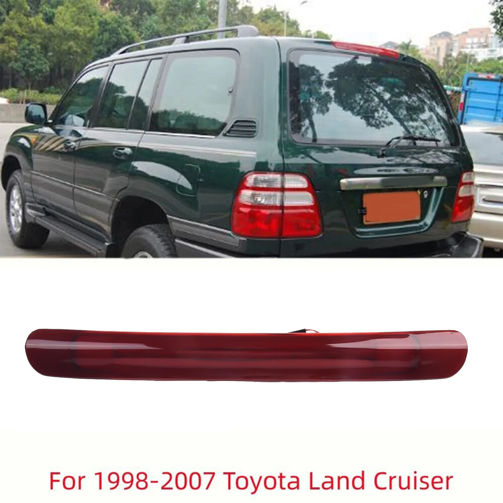 1X LED Third Tail Brake Light For Toyota For Land Cruiser 1998-2007 81570-60061 12V Car Accessories Tools
1X LED Third Tail Brake Light For Toyota For Land Cruiser 1998-2007 81570-60061 12V Car Accessories Tools