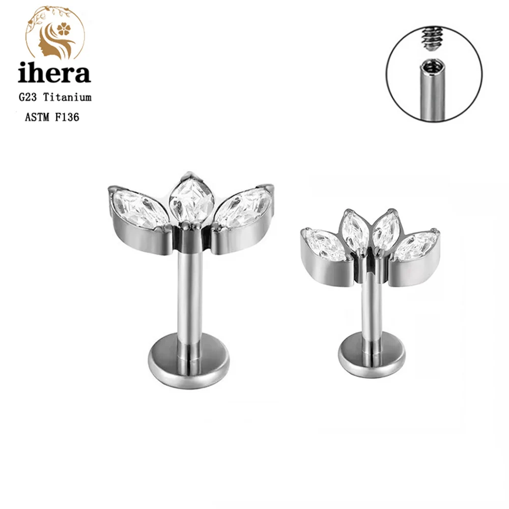 G23 Titanium 2022 Women Trendy Stud Earrings 16G Internal Thread CZ Labret Lip Ear Tragus Cartilage Piercing Ring Body Jewelry
G23 Titanium 2022 Women Trendy Stud Earrings 16G Internal Thread CZ Labret Lip Ear Tragus Cartilage Piercing Ring Body Jewelry