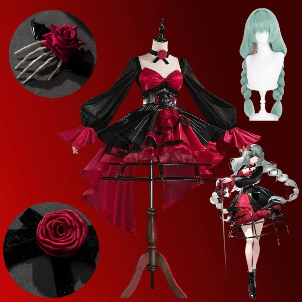 Wuthering Waves Phrolova March Monster Collaboration Cosplay Exquisite Red Dress Full Set Adult Women Game Halloween Costume
Wuthering Waves Phrolova March Monster Collaboration Cosplay Exquisite Red Dress Full Set Adult Women Game Halloween Costume