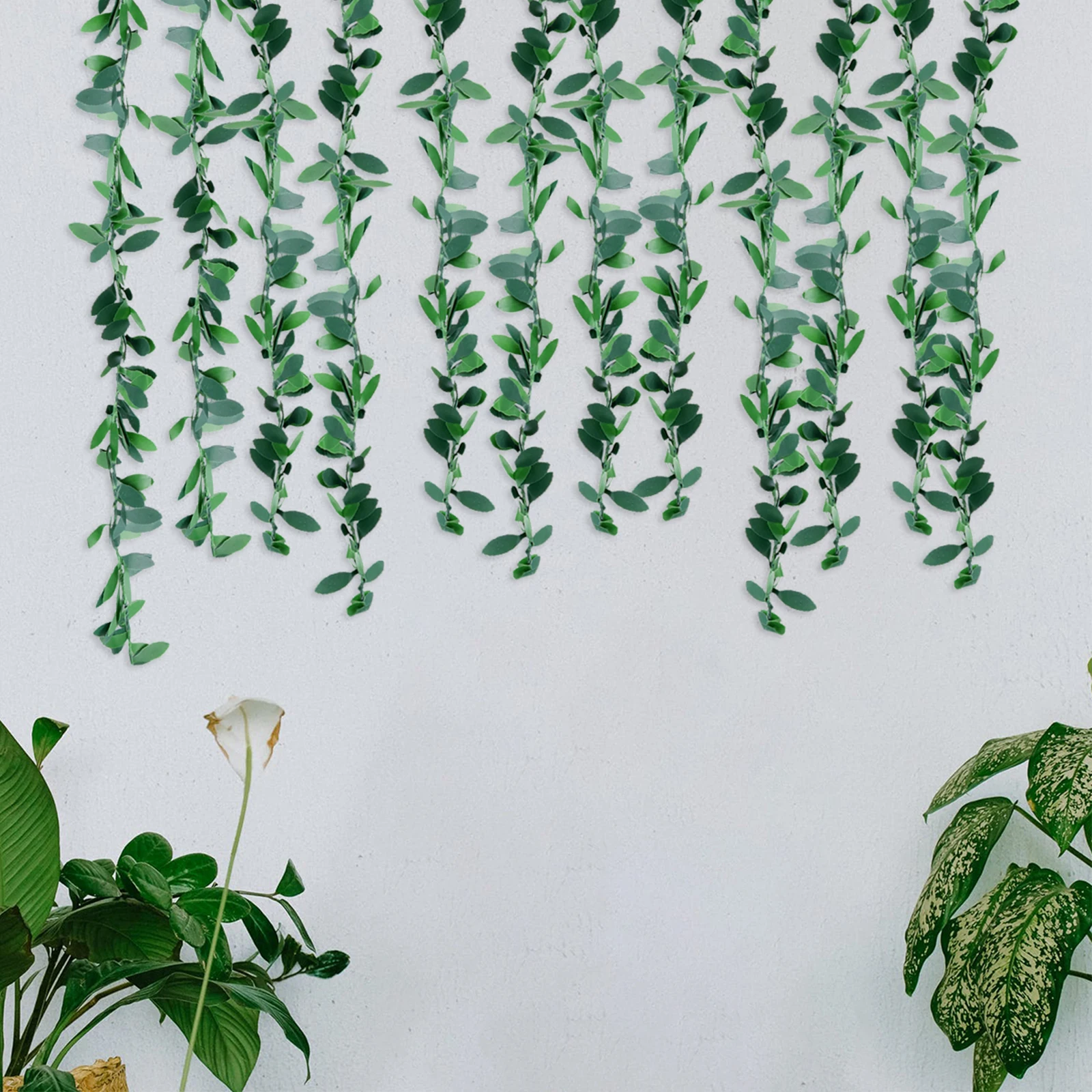 Green Leaf Vine Garland Foliage Decorative Rattan Golden Wire Artificial Greenery for Wedding Party Home Decoration
Green Leaf Vine Garland Foliage Decorative Rattan Golden Wire Artificial Greenery for Wedding Party Home Decoration