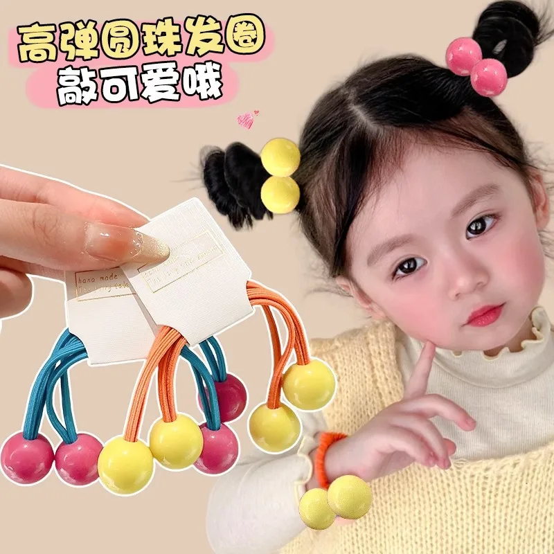 2Pcs Elastic Hair Bands No Harm Baby Ornaments Candy Round Ball Ponytail Scrunchie Rope Kids Hair Accessories Children Hairbands
2Pcs Elastic Hair Bands No Harm Baby Ornaments Candy Round Ball Ponytail Scrunchie Rope Kids Hair Accessories Children Hairbands