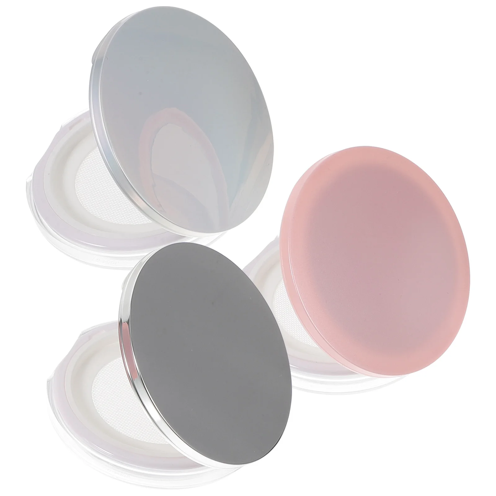 3 Pcs Powder Box with Mirror Body Loose Holder Empty Container Puff Case for Beauty Female Plastic Stylish
3 Pcs Powder Box with Mirror Body Loose Holder Empty Container Puff Case for Beauty Female Plastic Stylish
