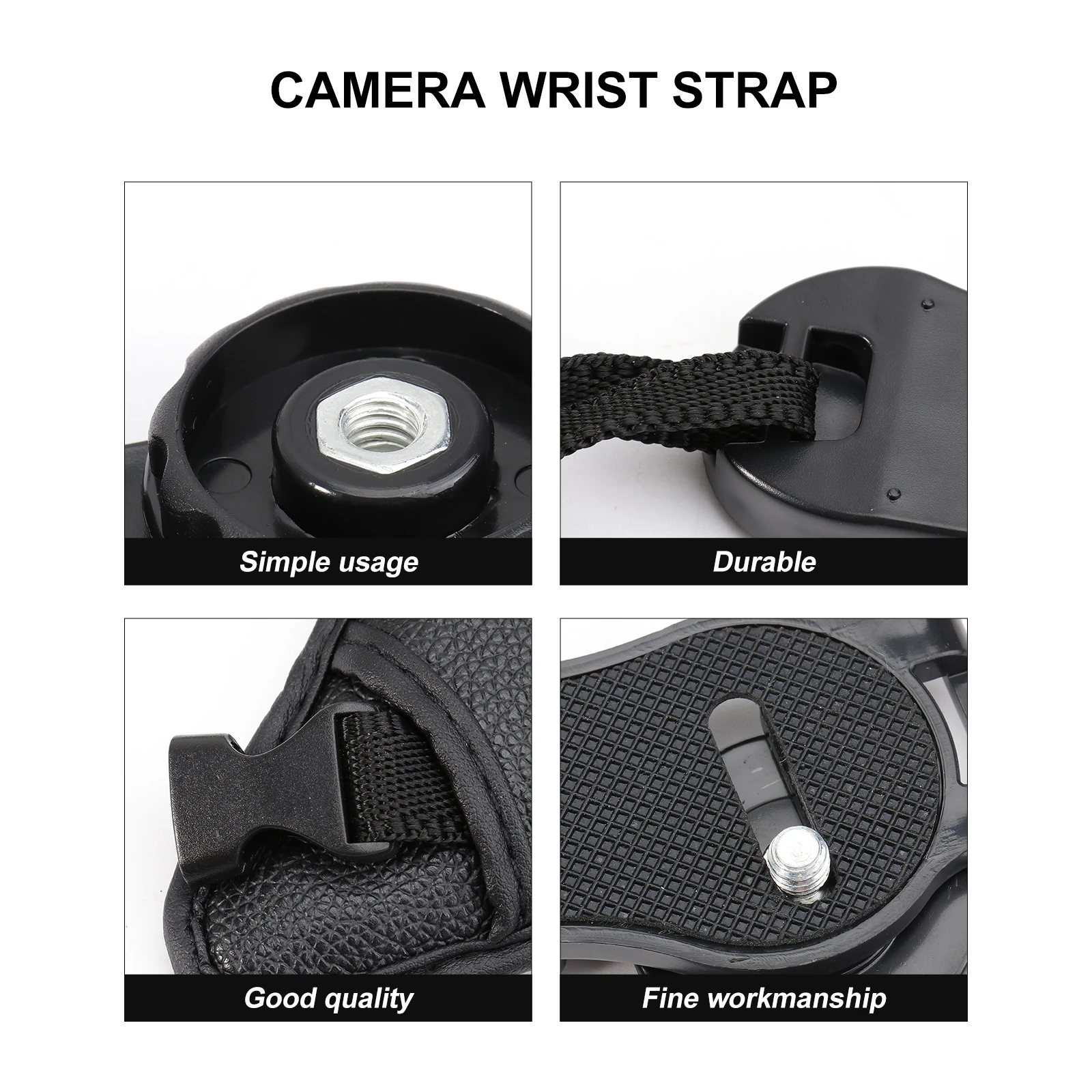 Adjustable Wrist Strap Wristband Protective Hand Strap For Tripod Mount Durable Secure Hold Lightweight Easy Install Camera
Adjustable Wrist Strap Wristband Protective Hand Strap For Tripod Mount Durable Secure Hold Lightweight Easy Install Camera