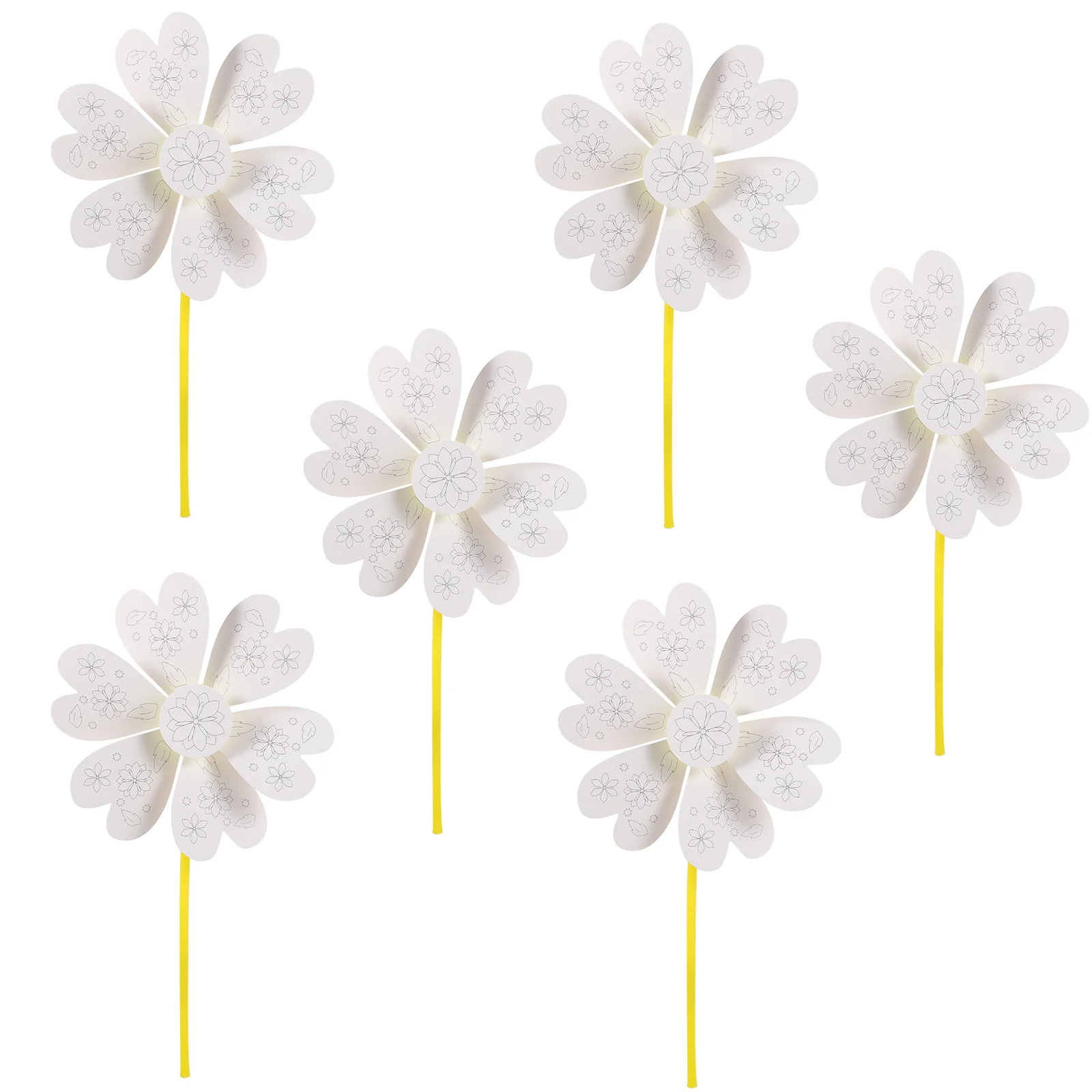 6 PCS Windmill Kids Outdoor Whirligig Graffiti Painting Educational Pinwheel Children's Manual
6 PCS Windmill Kids Outdoor Whirligig Graffiti Painting Educational Pinwheel Children's Manual