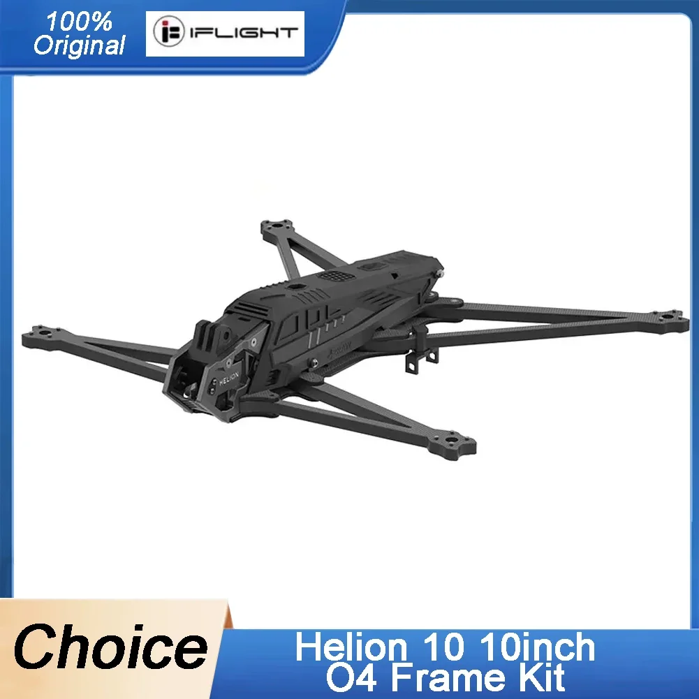 iFlight Helion 10 10inch O4 Frame Kit 10inch Wheelbase 418mm With 8mm Arm for O4 Air Unit Pro RC FPV Drone
iFlight Helion 10 10inch O4 Frame Kit 10inch Wheelbase 418mm With 8mm Arm for O4 Air Unit Pro RC FPV Drone