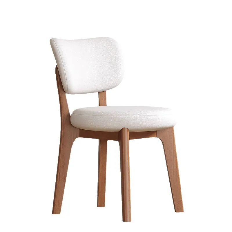 Cat claw leather solid wood chair, home simple modern light luxury dining chair makeup chair
Cat claw leather solid wood chair, home simple modern light luxury dining chair makeup chair