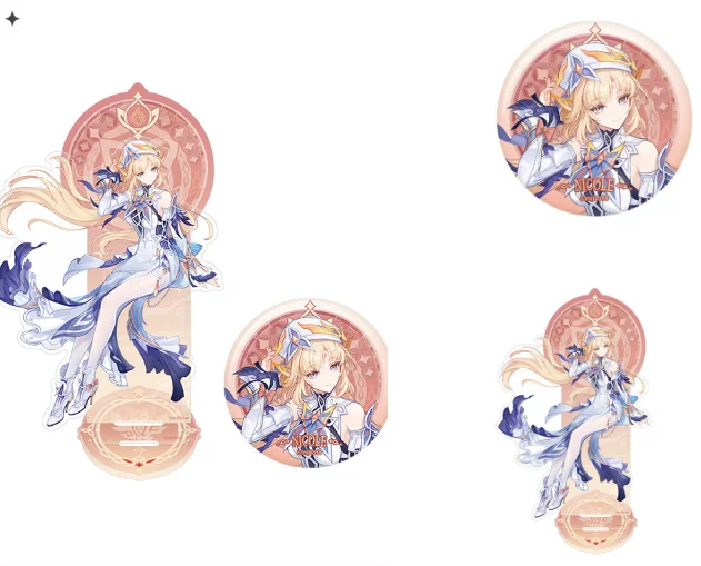 Official Genuine MiHoYo Game Genshin Impact Series Nicole Reeyn Badge Signboard Cosplay Backpack Decoration Halloween Collection
Official Genuine MiHoYo Game Genshin Impact Series Nicole Reeyn Badge Signboard Cosplay Backpack Decoration Halloween Collection