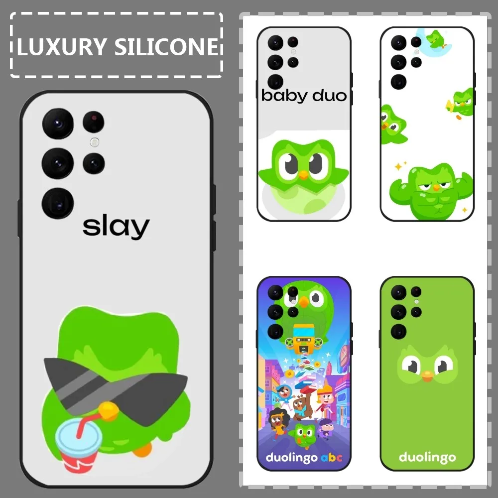 Cute D-Duolingo O-Owl Phone Case For Samsung Galaxy S24 Ultra S22 S23 Ultra S21 S20 5G Protective Silicone TPU Funda
Cute D-Duolingo O-Owl Phone Case For Samsung Galaxy S24 Ultra S22 S23 Ultra S21 S20 5G Protective Silicone TPU Funda