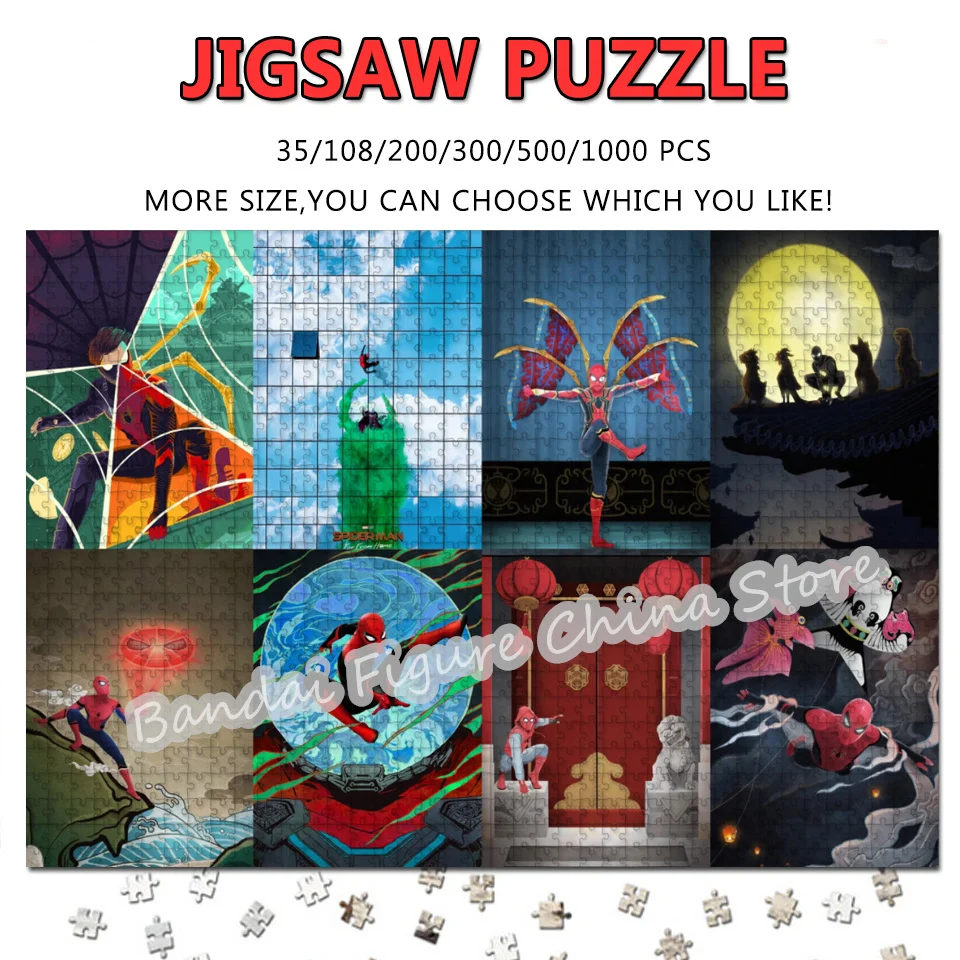 Spiderman: Across the Spider-Verse Jigsaw Puzzles Disney Superhero Movies Print Puzzle for Adult Decompress Toys Gifts
Spiderman: Across the Spider-Verse Jigsaw Puzzles Disney Superhero Movies Print Puzzle for Adult Decompress Toys Gifts