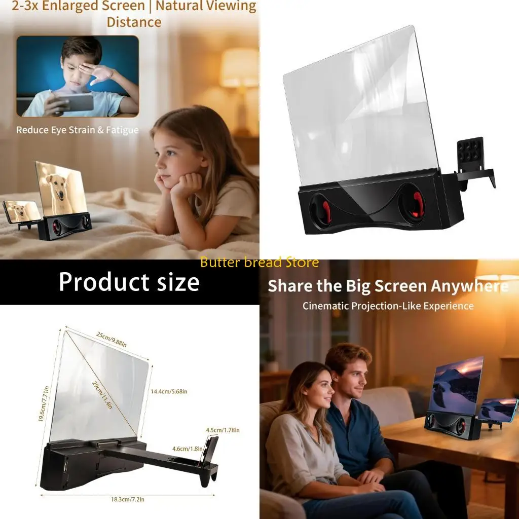 W89C Acrylic Amplifier With 2-3X Enlargement And Anti Blue Light Filter
W89C Acrylic Amplifier With 2-3X Enlargement And Anti Blue Light Filter