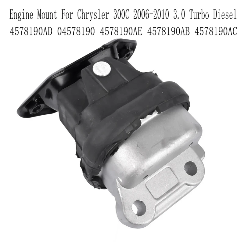 4578190AD Engine Mount For Chrysler 300C 2006-2010 3.0 Turbo Diesel 04578190 4578190AE 4578190AB 4578190AC
4578190AD Engine Mount For Chrysler 300C 2006-2010 3.0 Turbo Diesel 04578190 4578190AE 4578190AB 4578190AC