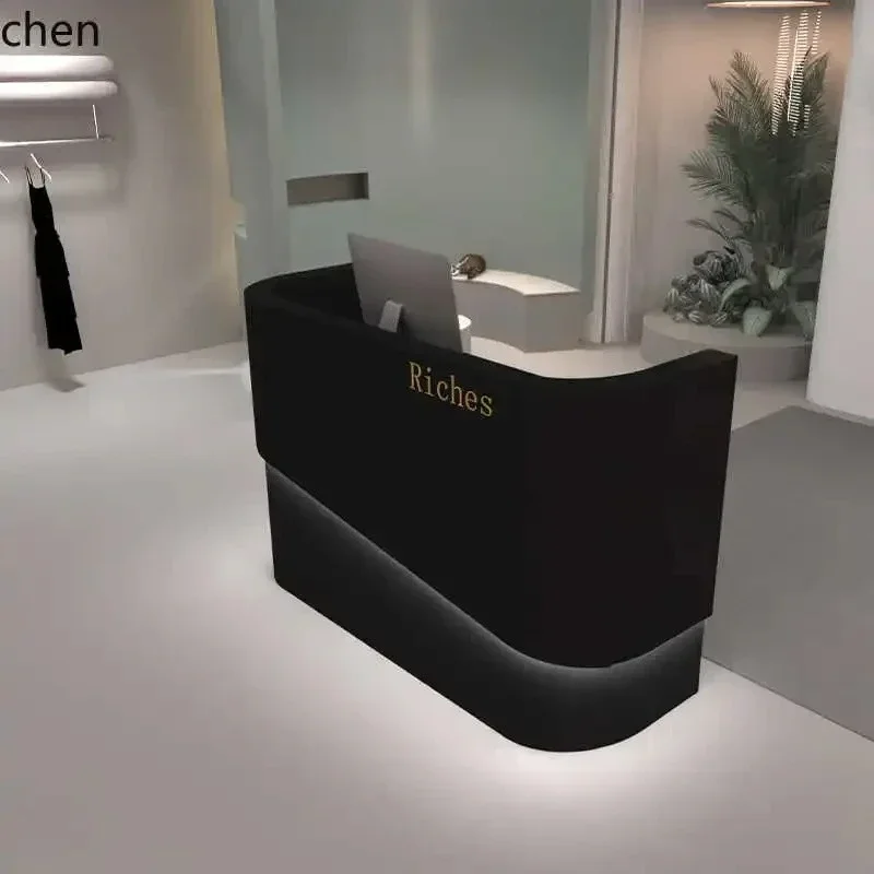 HYS Cashier Desk Beauty Salon Front Desk Simple Modern Hair Salon Bar Company Reception Table
HYS Cashier Desk Beauty Salon Front Desk Simple Modern Hair Salon Bar Company Reception Table