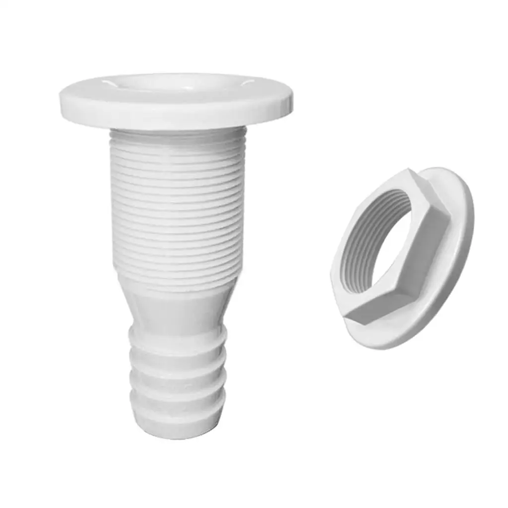 Nylon Thru Hull Hose Fitting Bilge Pump Connector for Small Boat Plumbing and Safety Kit Accessories
Nylon Thru Hull Hose Fitting Bilge Pump Connector for Small Boat Plumbing and Safety Kit Accessories