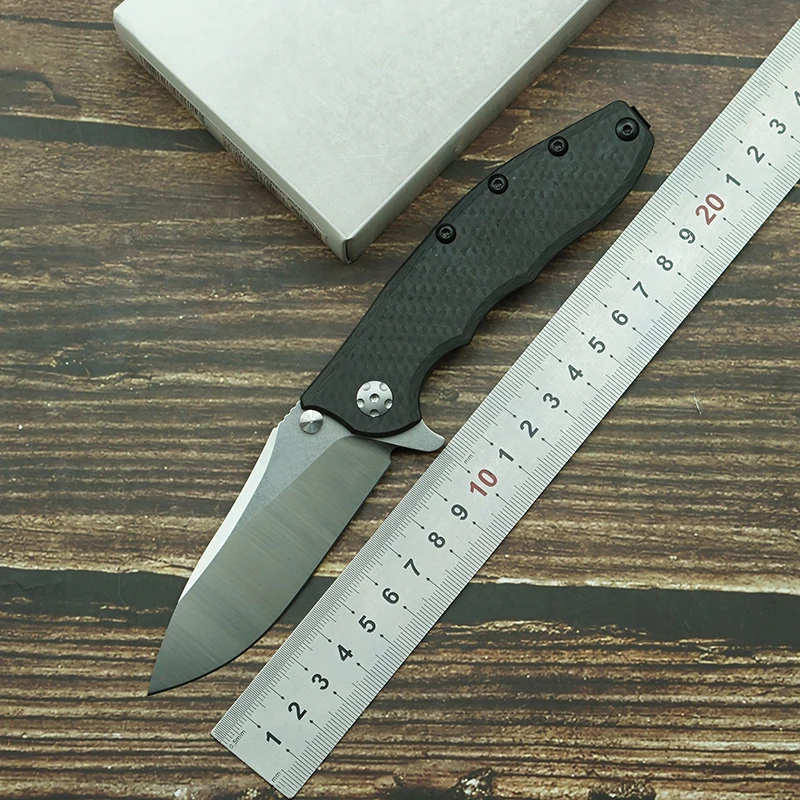 New 0562CF Ceramic Bearing Carbon Fiber Titanium Handle Mark 20CV Blade Outdoor Camping Kitchen Survival EDC Tool Folding Knife
New 0562CF Ceramic Bearing Carbon Fiber Titanium Handle Mark 20CV Blade Outdoor Camping Kitchen Survival EDC Tool Folding Knife