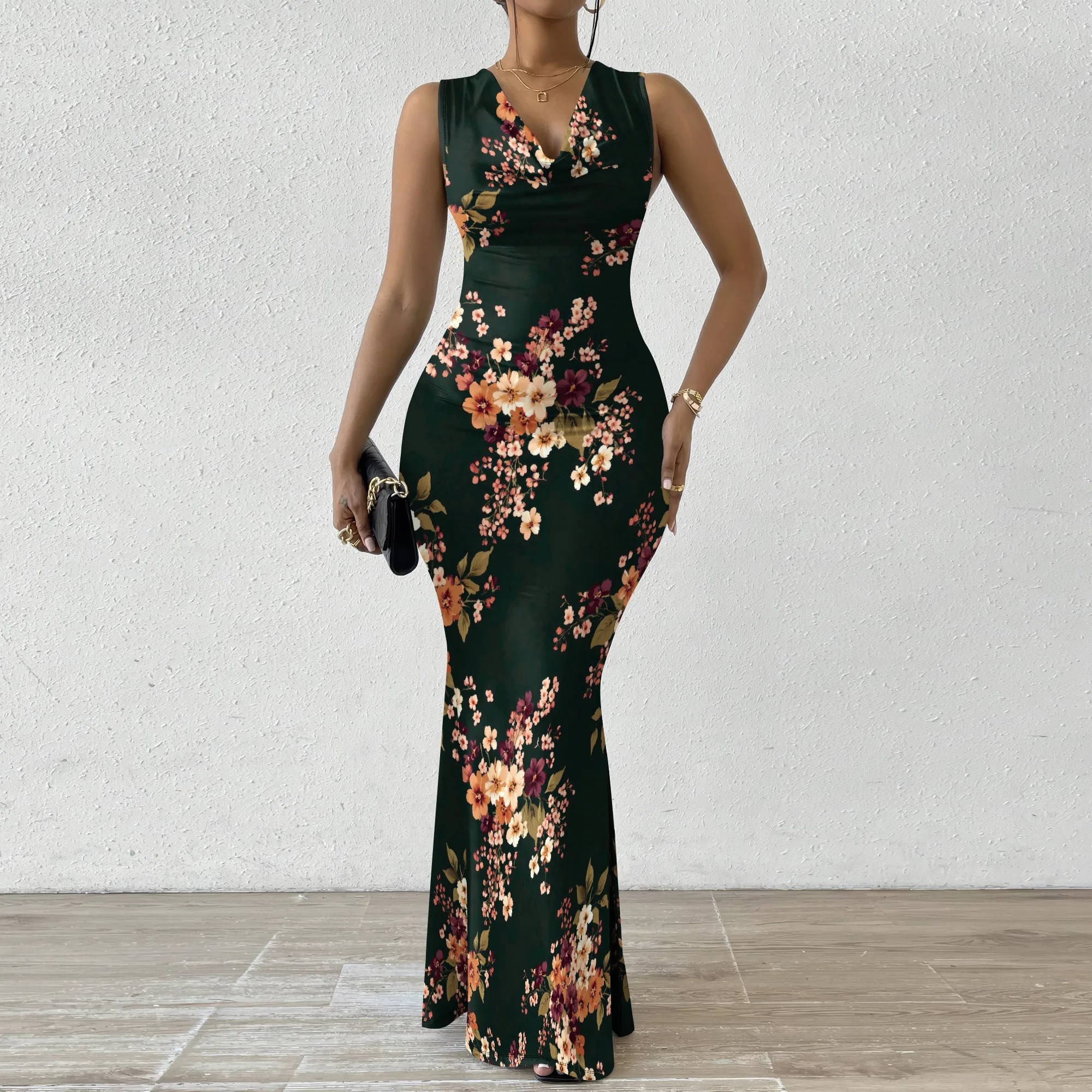 Green Gradient Print Mini Dress Sleeveless V Neck Elegant Casual Summer Short Dress For Women Party Vacation
Green Gradient Print Mini Dress Sleeveless V Neck Elegant Casual Summer Short Dress For Women Party Vacation