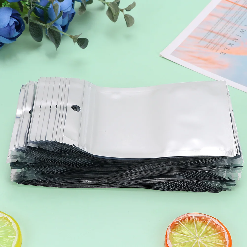 100Pcs Aluminium Foil Food Storage Bags Self-Sealing Reusable Food Grade Packaging Bags Clear Side Display Suitable for Nuts
100Pcs Aluminium Foil Food Storage Bags Self-Sealing Reusable Food Grade Packaging Bags Clear Side Display Suitable for Nuts