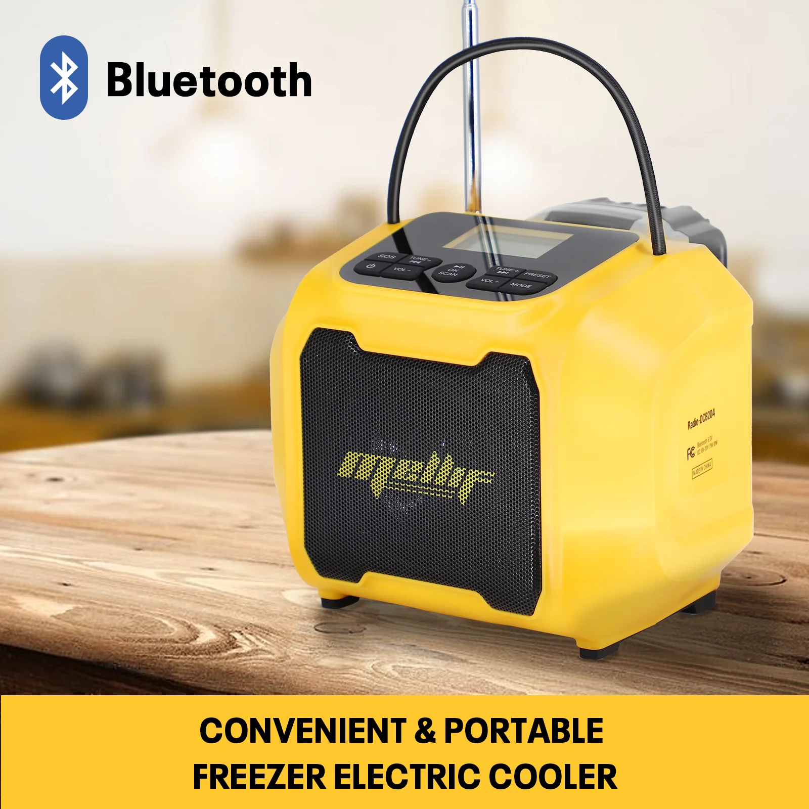 Cordless AM/FM Radio Speaker Compatible with DeWalt 18V 20V Battery(Tool Only ) Wireless Bluetooth Speaker with USB C Charging
Cordless AM/FM Radio Speaker Compatible with DeWalt 18V 20V Battery(Tool Only ) Wireless Bluetooth Speaker with USB C Charging